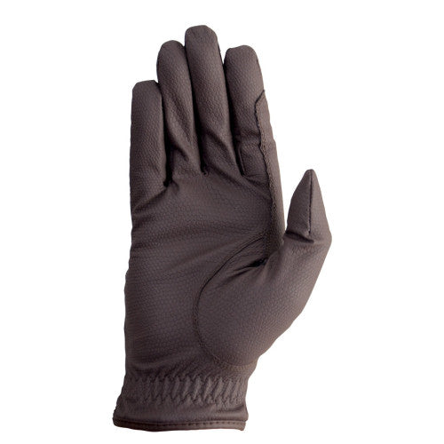 Brown glove on a white background