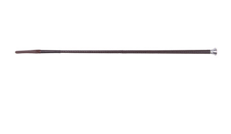 Leather show cane on a white background