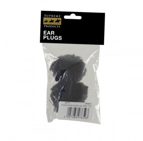 Pack of ear plugs with Supreme Products branding on a white background