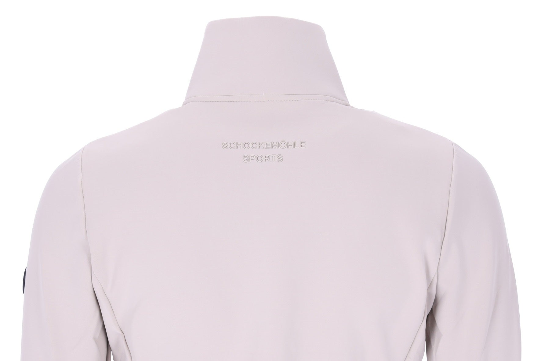 Grey sporty jacket on a white background
