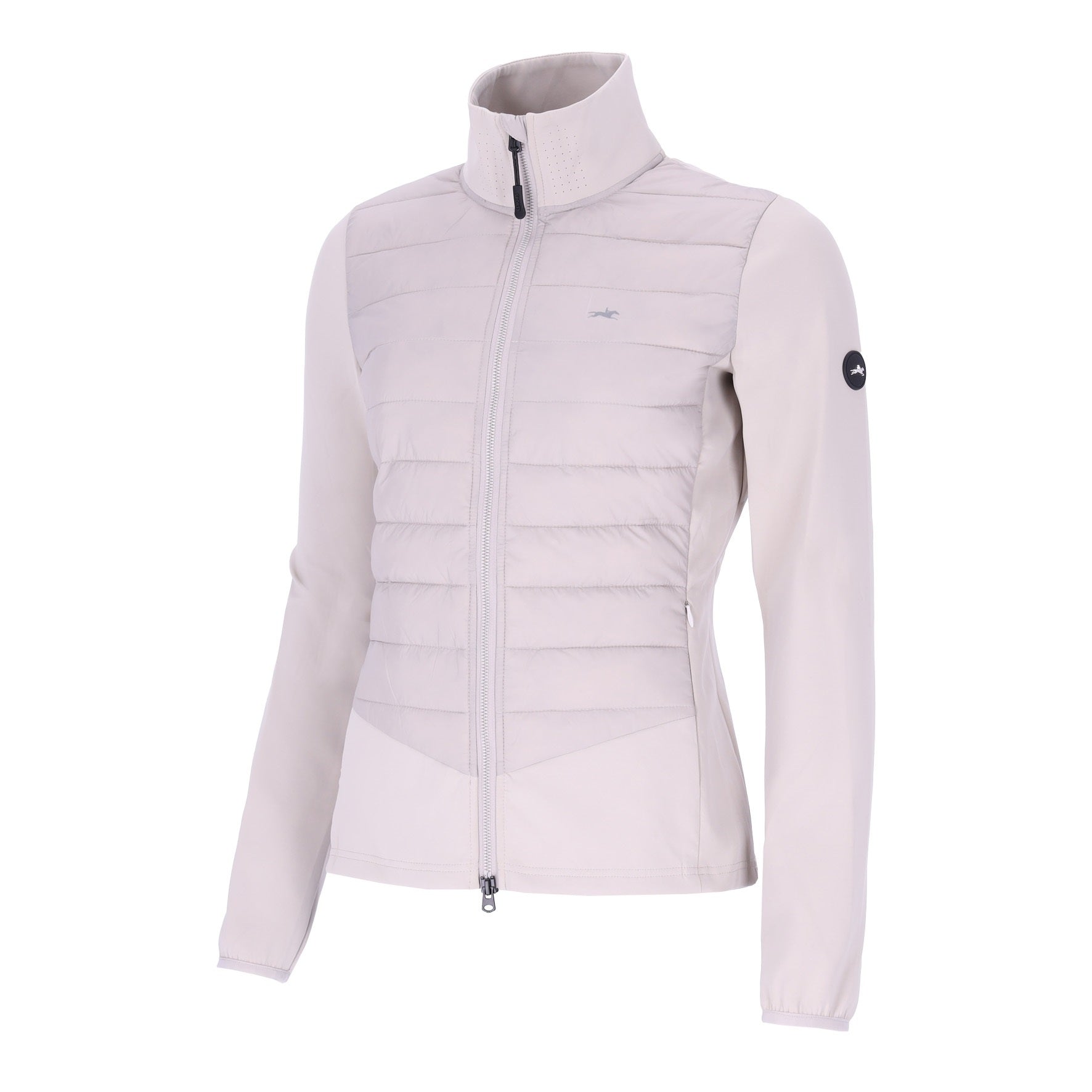 Grey sporty jacket on a white background