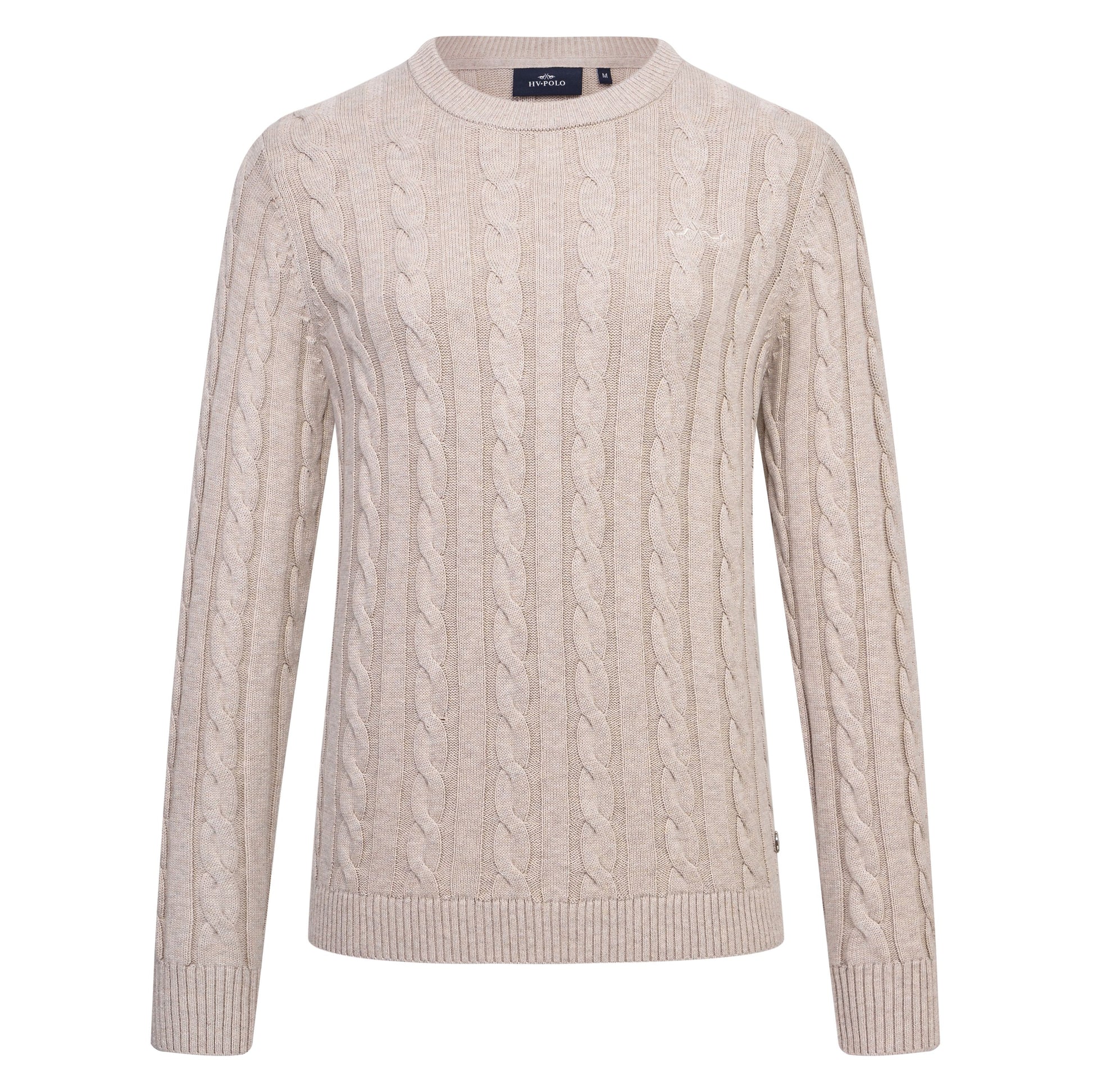 Beige knit on a white background