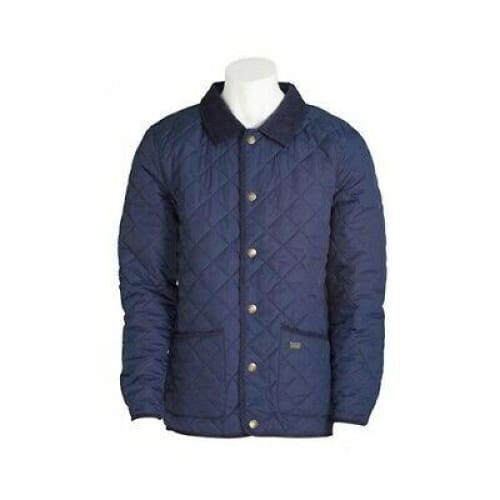 Boomerang Equestrian - Toggi Kendal Men's Classic Quilted Jacket Navy