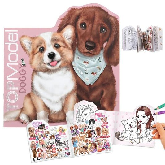 Boomerang Equestrian - Top Model Doggy Colouring & Activity Book