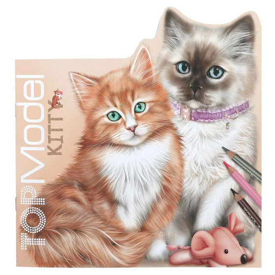 Top Model Kitty Colouring & Sticker Book - ONESIZE - Colouring Book
