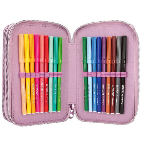 Top Model Triple Pencil Case Fairy Love - ONESIZE - Pencil Case