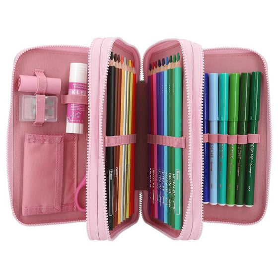 Top Model Triple Pencil Case Panda - ONESIZE - Pencil Case