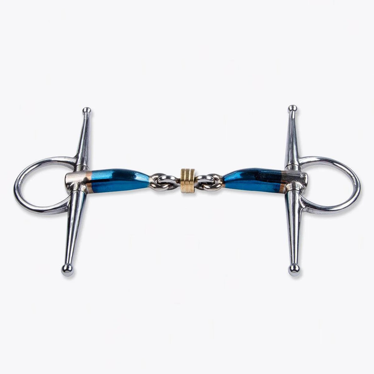 Boomerang Equestrian - Trust Sweet Iron Full Cheek Bit With Brass Rings