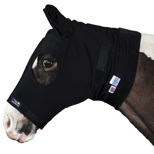 Boomerang Equestrian - Snuggy Hoods Turnout Head Pull On Black