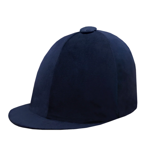 Navy blue cap on a white background