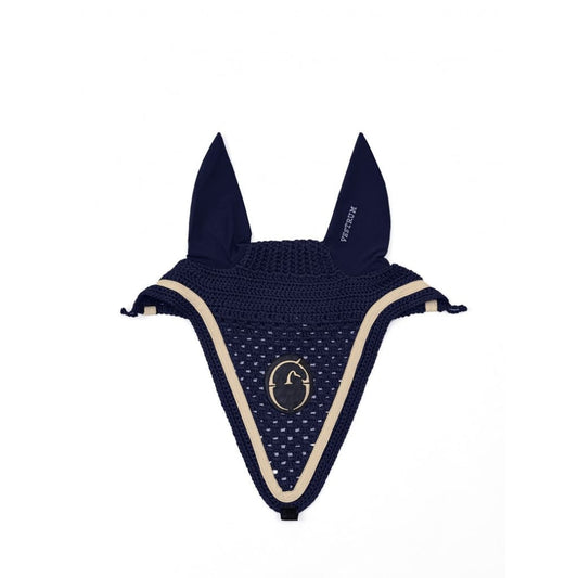 Boomerang Equestrian - Vestrum Augusta Horse Earnet Navy/Beige