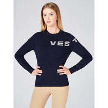 Vestrum Ladies Round Neck Jumper Geel Navy - Sweater