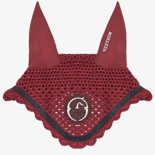 Boomerang Equestrian - Vestrum Leeds Horse Earnet Burgundy/Black