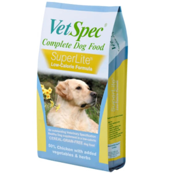 VetSpec SuperLite Low Calorie Formula 12kg - Dog Feed