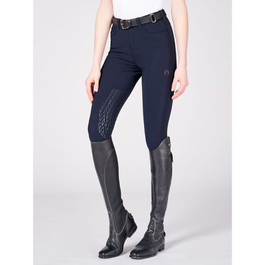 Boomerang Equestrian - Vestrum Ladies Syracuse Knee Grip Breeches Navy