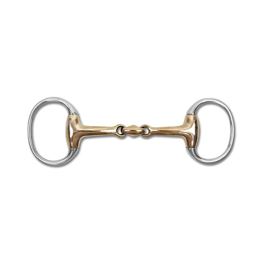 Boomerang Equestrian - Waldhausen Copper Eggbutt Snaffle with Lozenge