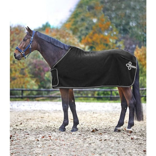 Boomerang Equestrian - Waldhausen Fleece Anti Sweat Rug Black/Silver