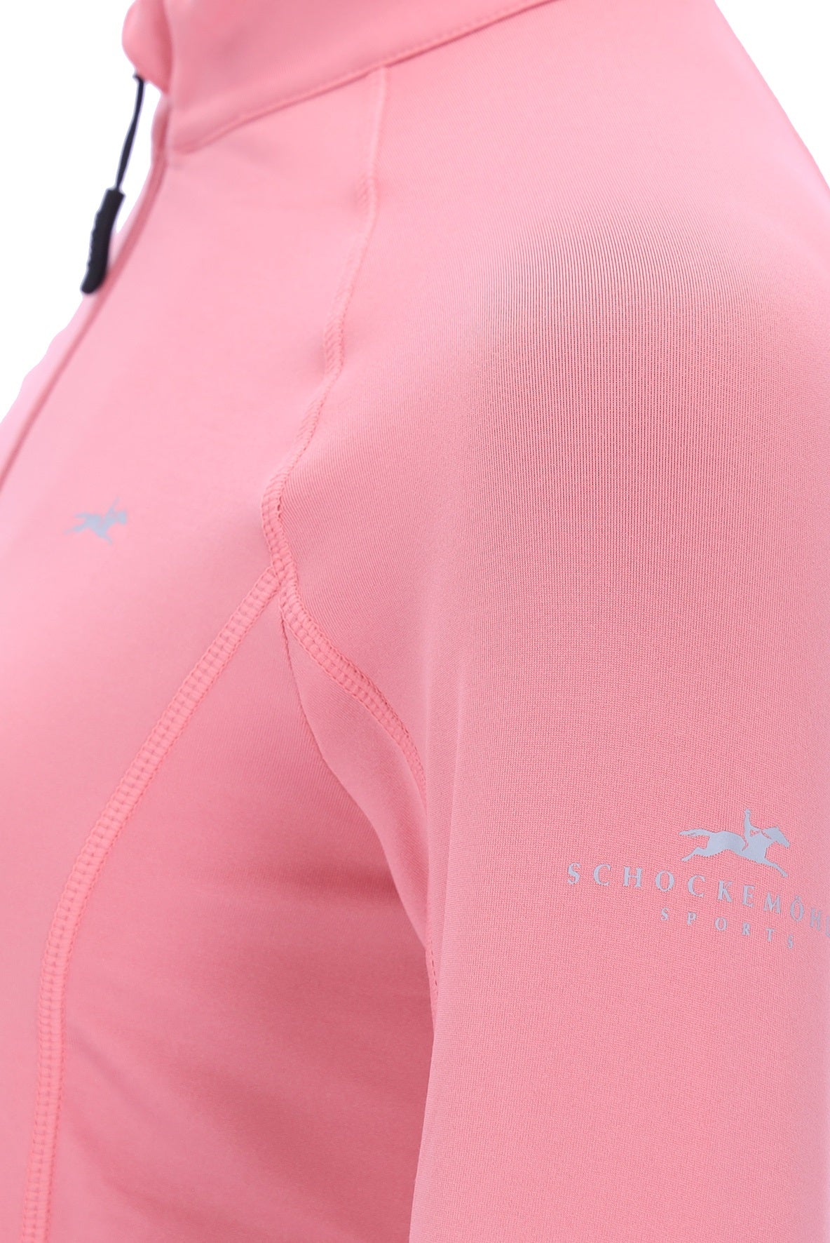 Pink baselayer sleeve on a white background