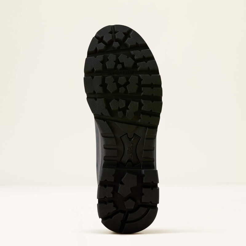 Black sole of a shoe on a white background