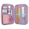 Ylvi Triple Pencil Case Rainbow - ONESIZE - Pencil Case