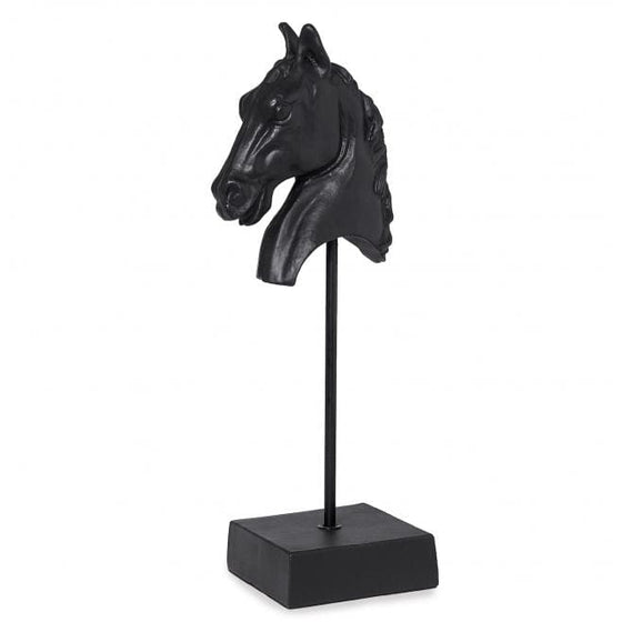 Adamsbro Metal Horse Statue Black - Statue