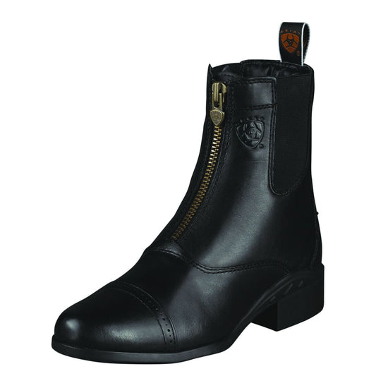 Boomerang Equestrian - Ariat Kids Devon III Front Zip Paddock Boot Black