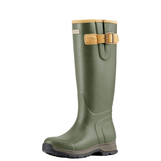Boomerang Equestrian - Ariat Ladies Burford Wellington Boot Olive