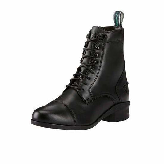 Boomerang Equestrian - Ariat Clearance Footwear Ladies Heritage IV Paddock Lace Boot Black