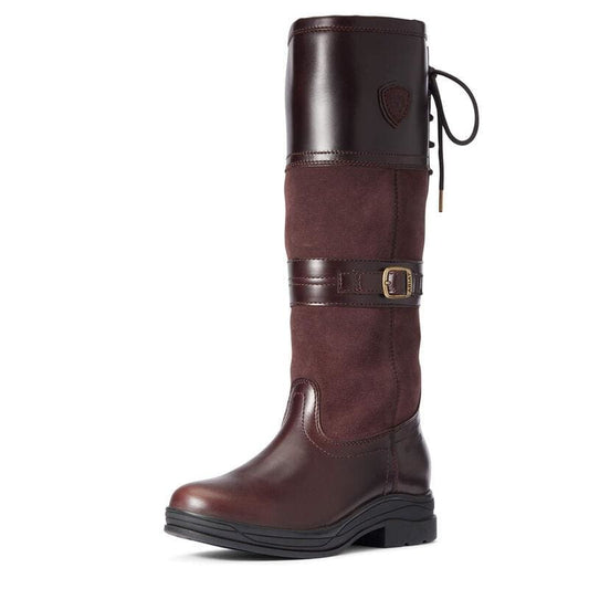 Ariat Ladies Langdale Waterproof Boot Waxed Chocolate - Boot