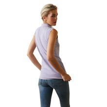  Ariat Ladies Prix 2.0 Sleeveless Polo Shirt Heirloom Lilac - Polo Shirt