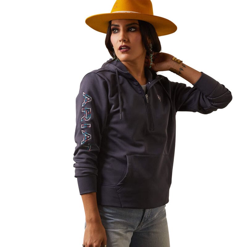 Ariat Ladies Tek Hoodie 1/2 Zip Periscope - Hoodie