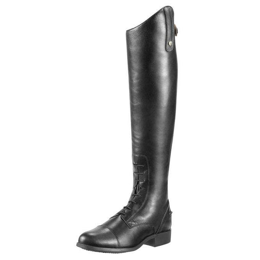 Boomerang Equestrian - Ariat Men's Heritage Contour Field Zip Long Riding Boot Black