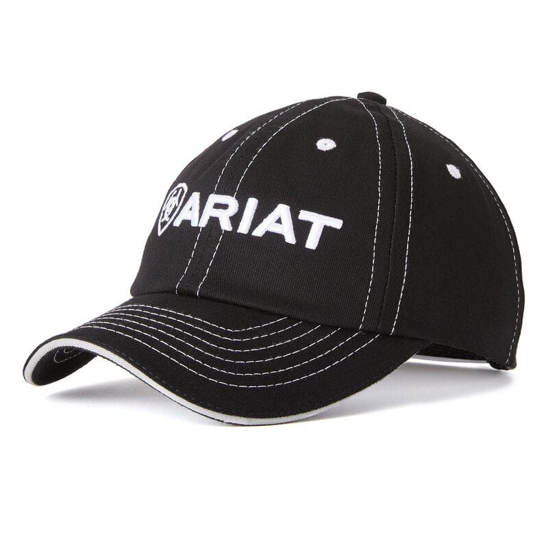 Boomerang Equestrian - Ariat Team II Baseball Cap Black/White