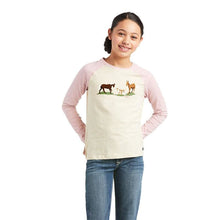  Ariat Youth Long Sleeved T Shirt Pasture Scene - Junior T Shirt