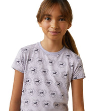  Ariat Youth So Love Short Sleeved T Shirt Half Drop Heather Grey - Junior T Shirt