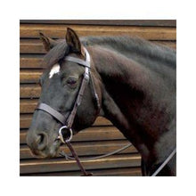  Caldene Wide Plain Snaffle Bridle with Reins - Bridle