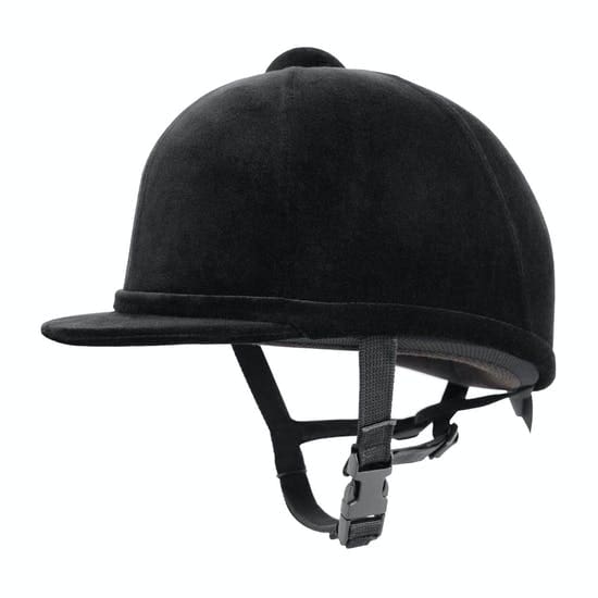 Charles Owen Young Riders Riding Hat Black - helmet