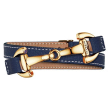  Dimacci Ladies Alba Bracelet Marine/Gold Plated Clasp - Bracelet