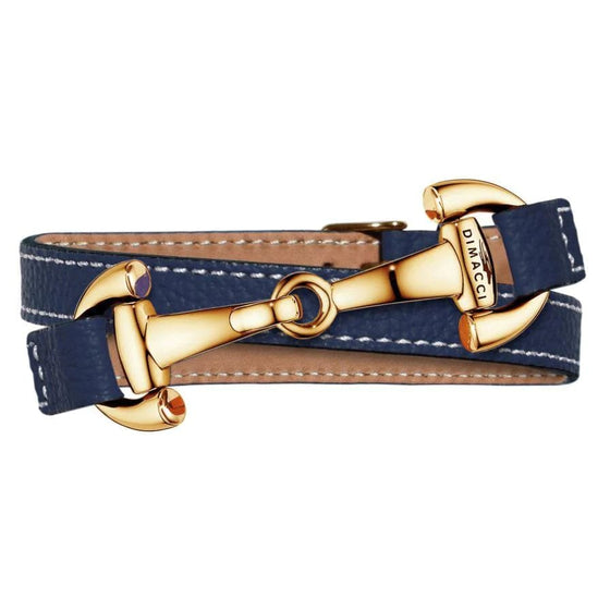 Dimacci Ladies Alba Bracelet Marine/Gold Plated Clasp - Bracelet