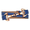 Dimacci Ladies Alba Bracelet Royal Blue/Rose Gold Plated Clasp - Bracelet