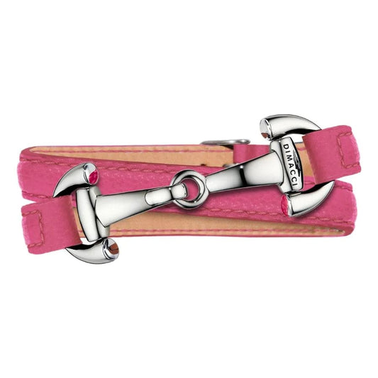 Boomerang Equestrian - Dimacci Ladies Ascot Bracelet Fuchsia/Stainless Steel Clasp