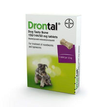  Drontal Dog Worm Dose - SINGLE - Dog wormer