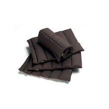  Equiline Cotton Quilted Leg Wraps - Set of 4 - ONESIZE / BLACK - Bandage Pads