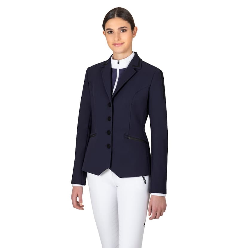 Equiline Ladies Competition Jacket Celc Navy - Competition Jacket