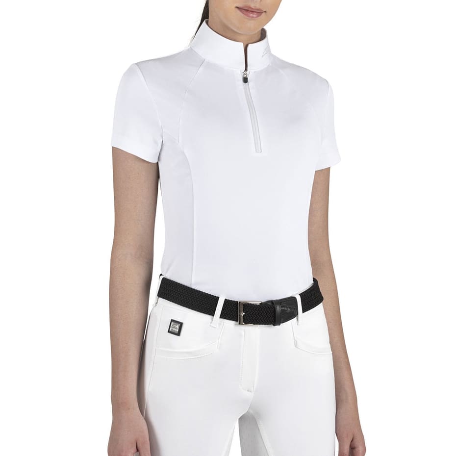 Equiline Ladies Competition Shirt Cilenec White - Competition Shirt