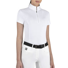  Equiline Ladies Competition Shirt Cilenec White - Competition Shirt