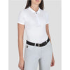 Equiline Ladies Seamless Polo Shirt Corinac White - WHITE / XS-S - Competition Shirt