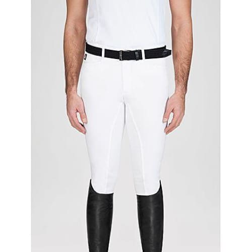 Boomerang Equestrian - Equiline Men's Full Grip Breeches Walnut White