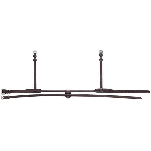 Boomerang Equestrian - Equiline Rounded Noseband With Removable Flash Brown - NB0443