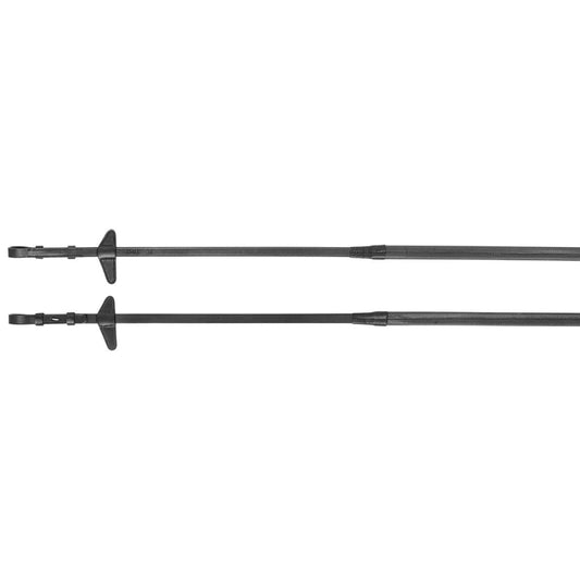 Boomerang Equestrian - Equiline Rubber Reins With Stoppers 4/8"- RN0004